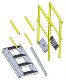 Aluminum 63 in. 6-Step Ladder Extension A