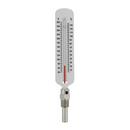 Jones Stephens White 1/2 in. Steel Straight Hot Water and Refrigerant Line Thermometer 
