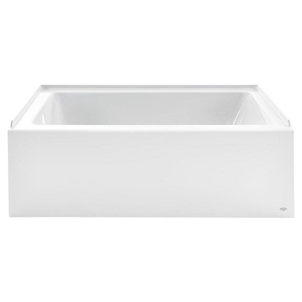 American Standard White 60 x 30 in. Soaker Alcove Bathtub with Right Drain 
