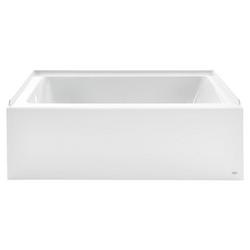 60 in. x 30 in. Soaker Alcove Bathtub with Right Drain in White