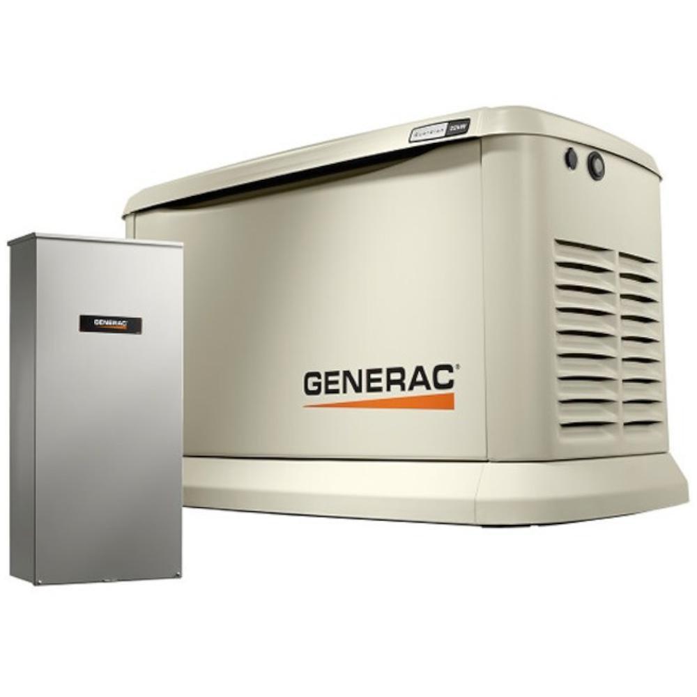 Generac Power Systems Grey 200A Aluminum Automatic Standby Generator with Wi-Fi 