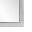 24-1/50 x 30-1/50 x 1-3/4 in. Rectangular Wide Framed Mirror in Satin Nickel