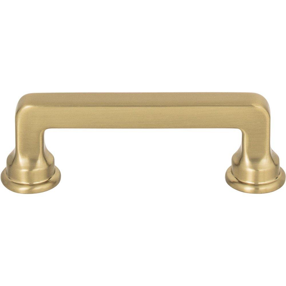 Atlas Homewares Warm Brass 3-7/8 x 13/32 in. Zinc Alloy D-handle Pull 