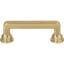 Atlas Homewares Warm Brass 3-7/8 x 13/32 in. Zinc Alloy D-handle Pull 
