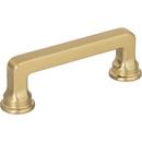 Atlas Homewares Warm Brass 3-7/8 x 13/32 in. Zinc Alloy D-handle Pull 