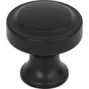 Atlas Homewares Matte Black 1-1/4 x 1-1/4 in. Zinc Alloy Knob 