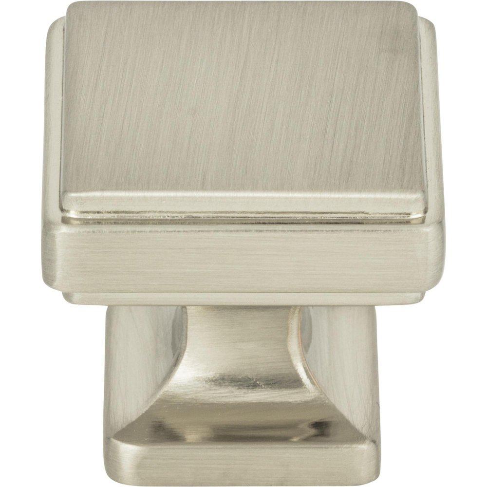 Atlas Homewares Brushed Nickel Zinc Alloy Rectangular Knob 