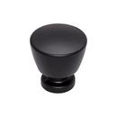 Top Knobs Flat Black 1-1/4 x 1-1/4 in. Zinc Alloy Knob 