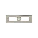 Top Knobs Polished Nickel 4-9/32 x 1-3/16 in. Zinc Alloy Backplate 