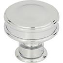 Atlas Homewares Polished Chrome 1-1/4 x 1-1/4 in. Zinc Alloy Knob 