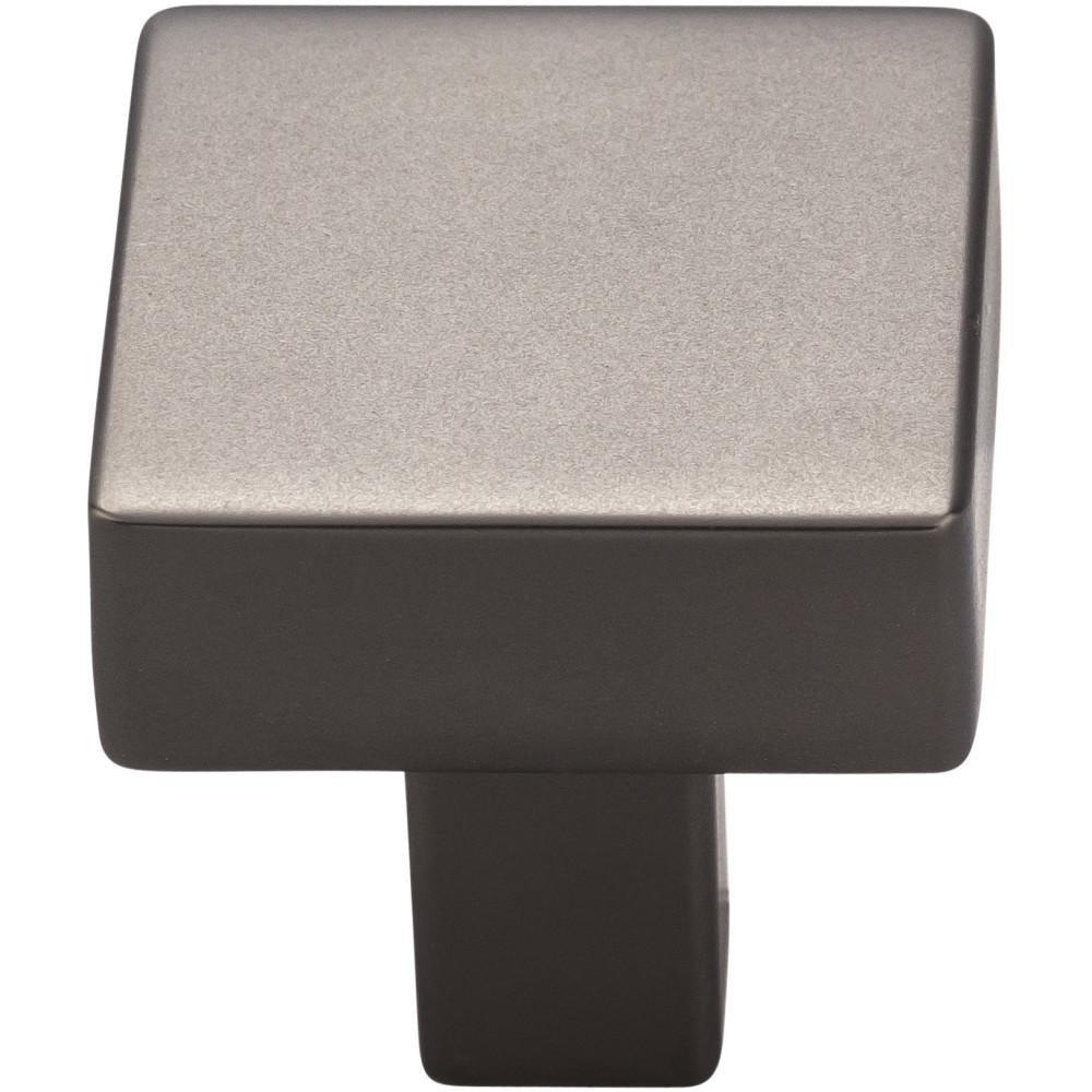 Top Knobs Ash Grey 1-1/16 x 1-1/16 in. Zinc Alloy Knob 