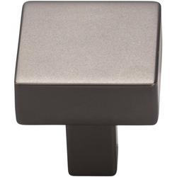 1-1/16 x 1-1/16 in. Zinc Alloy Knob in Ash Grey