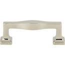 Atlas Homewares Polished Nickel 3-11/16 x 7/16 in. Zinc Alloy D-handle Pull 