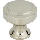 Atlas Homewares Polished Nickel 1-1/4 x 1-1/4 in. Zinc Alloy Knob 