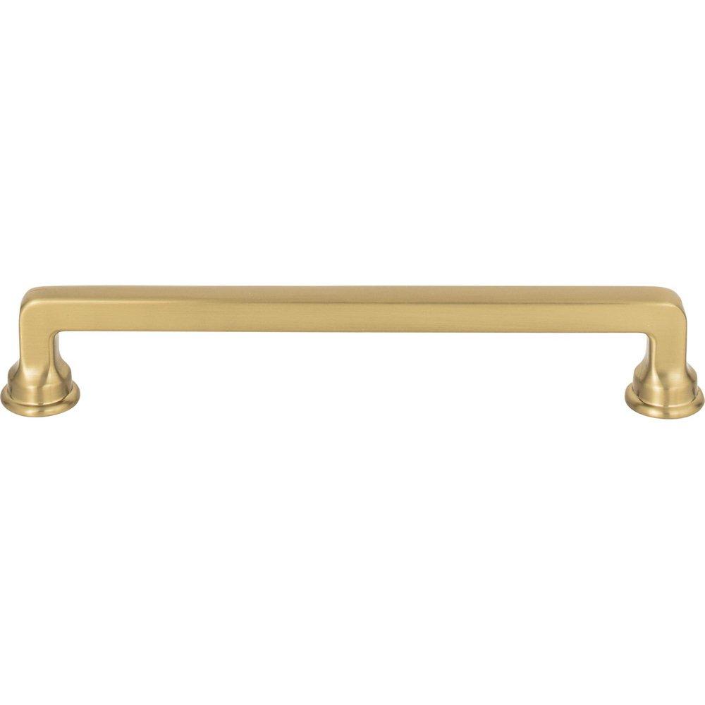 Atlas Homewares Warm Brass 7-1/8 x 13/32 in. Zinc Alloy D-handle Pull 