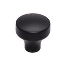 Top Knobs Flat Black 1-1/4 in. Zinc Alloy Cabinet Knob 