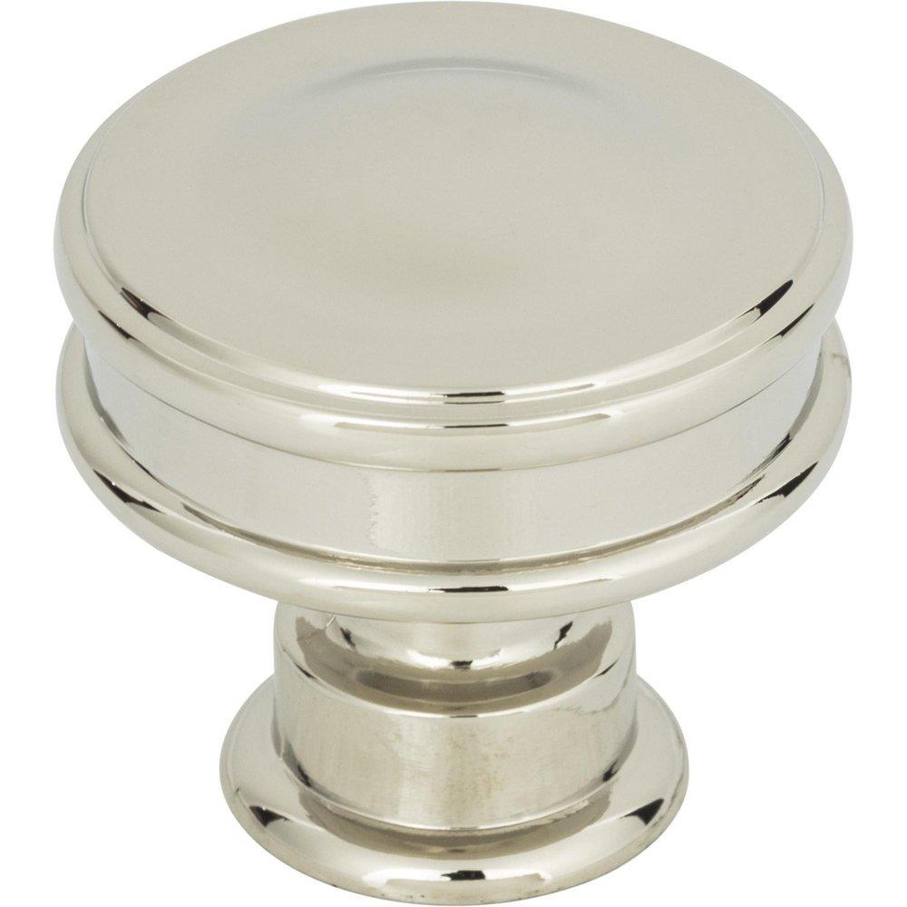 Atlas Homewares Polished Nickel 1-1/4 x 1-1/4 in. Zinc Alloy Knob 