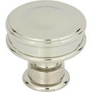 Atlas Homewares Polished Nickel 1-1/4 x 1-1/4 in. Zinc Alloy Knob 