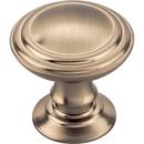 1-1/4 x 1-1/4 in. Zinc Alloy Knob in Honey Bronze