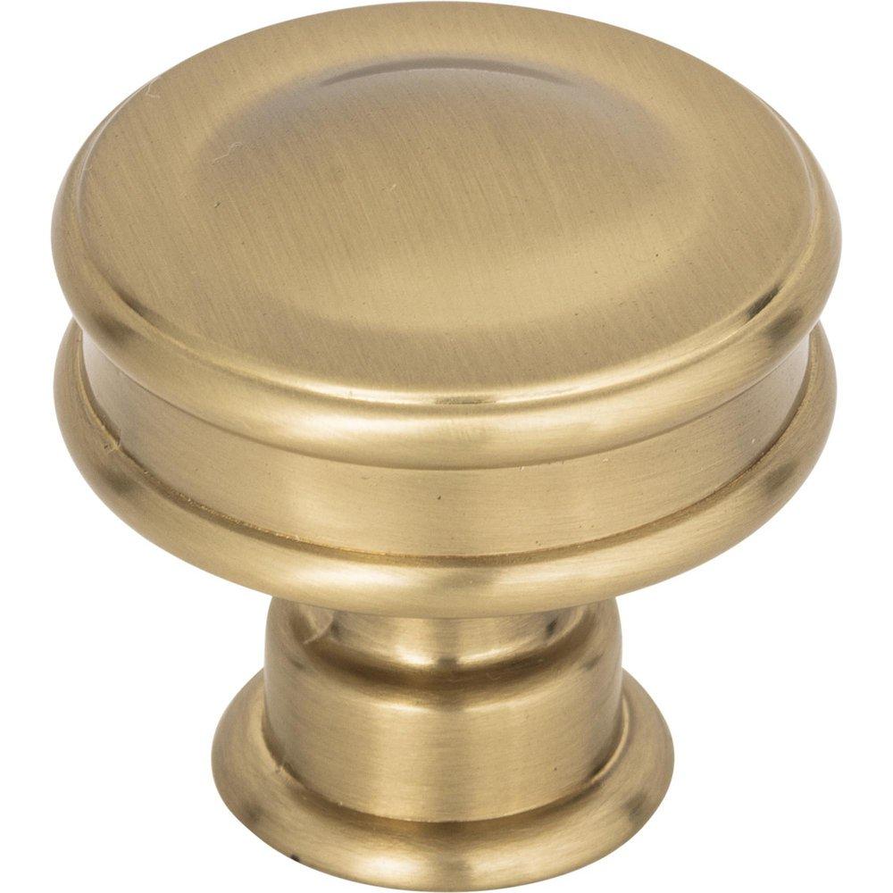 Atlas Homewares Warm Brass 1-1/4 x 1-1/4 in. Zinc Alloy Knob 
