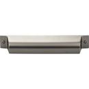 Top Knobs Ash Grey 6-1/2 x 1 in. Zinc Alloy Cup Pull 