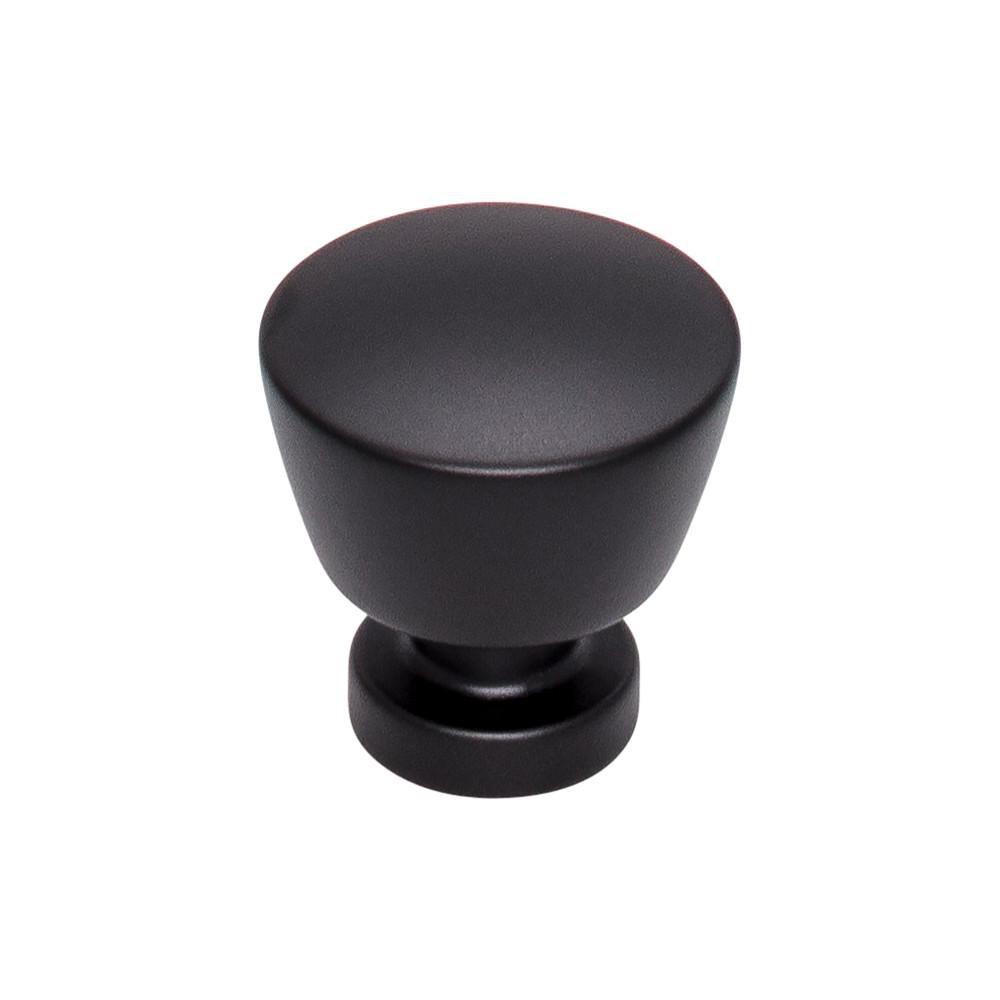 Top Knobs Flat Black 1-1/8 in. Knob 