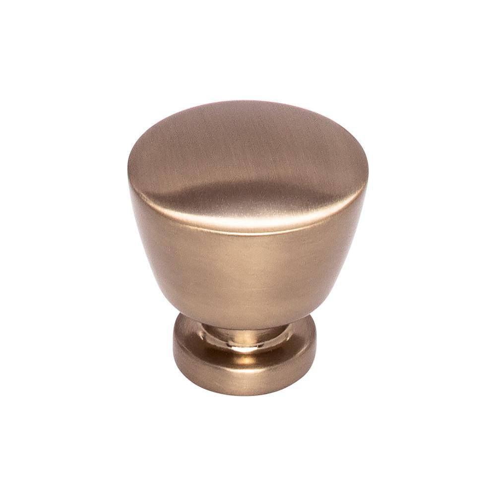 Top Knobs Honey Bronze 1-1/4 x 1-1/4 in. Zinc Alloy Knob 