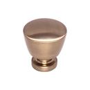 Top Knobs Honey Bronze 1-1/4 x 1-1/4 in. Zinc Alloy Knob 
