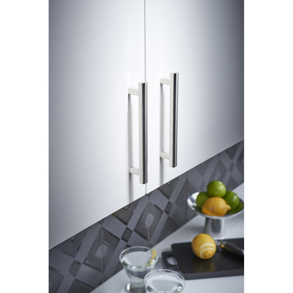 Top Knobs Flat Black 7-9/16 x 1/2 in. Zinc Alloy Pull 