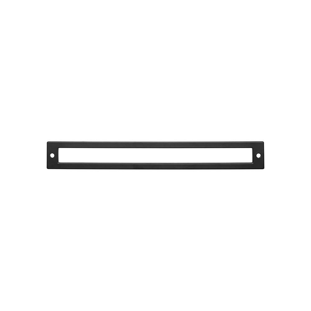Top Knobs Flat Black 9-5/16 x 1-3/16 in. Zinc Alloy Backplate 