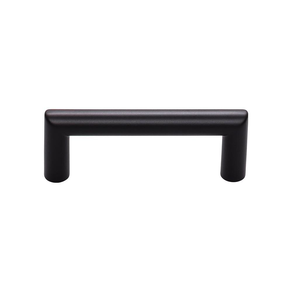 Top Knobs Flat Black 3-7/16 x 7/16 in. Zinc Alloy Pull 