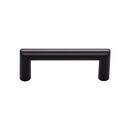 Top Knobs Flat Black 3-7/16 x 7/16 in. Zinc Alloy Pull 