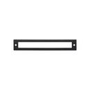 Top Knobs Flat Black 6-3/4 x 1-3/16 in. Zinc Alloy Backplate 