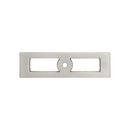 Top Knobs Brushed Satin Nickel 4-9/32 x 1-3/16 in. Zinc Alloy Backplate 