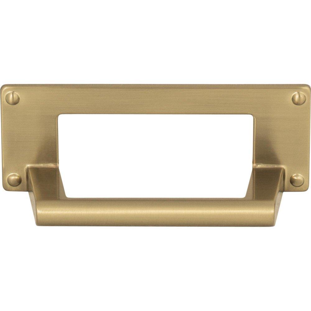 Atlas Homewares Warm Brass 4-5/16 x 15/8 in. Zinc Alloy Cup Pull 