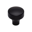 Top Knobs Flat Black 1-1/8 in. Zinc Alloy Cabinet Knob 