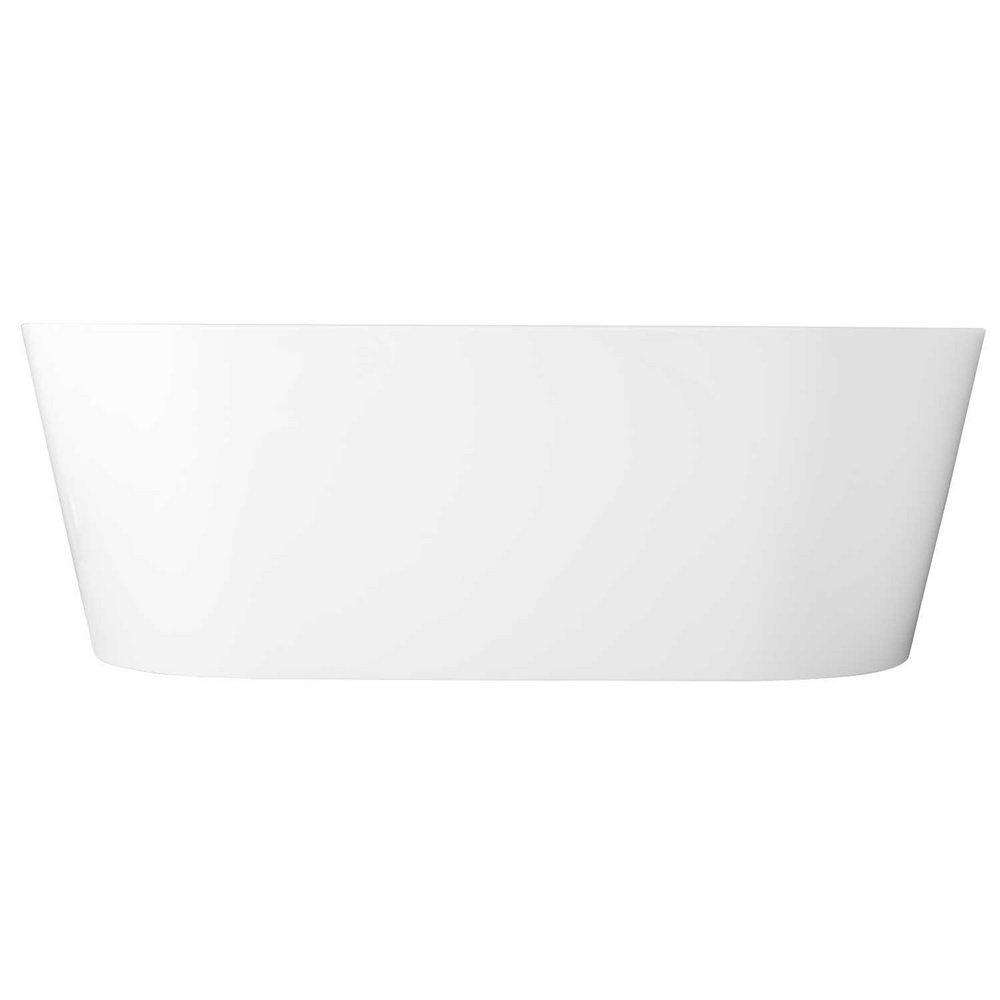 Signature Hardware White 59 x 31-1/2 in. Freestanding Bathtub with Center Drain 