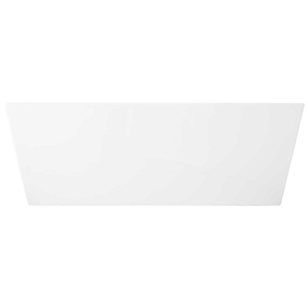 Signature Hardware White 59 x 31-1/2 in. Freestanding Bathtub with Center Drain 