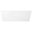 Signature Hardware White 59 x 31-1/2 in. Freestanding Bathtub with Center Drain 
