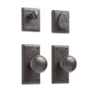 Bronze Entrance Set 2-3/8 in. Backset in Dark Bronze