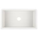 Signature Hardware White 32-3/4 x 18-3/4 in. No Hole Fireclay Single Bowl Apron Front Kitchen Sink 
