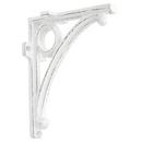 Signature Hardware Distressed White 7 in. Cast Iron Shelf Bracket 