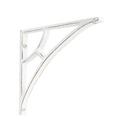 Signature Hardware Distressed White 6-1/2 in. Iron Shelf Bracket 