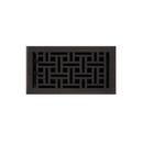 Signature Hardware Oil Rubbed Bronze 10 in. Floor Register in Oil Rubbed Bronze Brass 