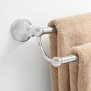 Signature Hardware Chrome 18 in. Double Towel Bar 
