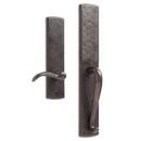 Bronze Rectangular Entrance Door Set with Dummy Handle in Dark Bronze