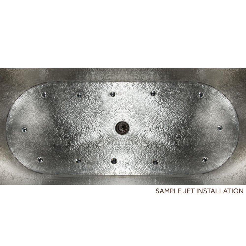 Signature Hardware Polished Chrome 1 in. Air Tub Kit 