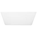 Signature Hardware White 53-1/4 x 25-1/4 in. Freestanding Bathtub with Center Drain 