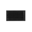 Signature Hardware Black 12 in. Floor Register in Black Cast Iron 