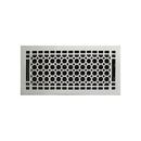 Signature Hardware Polished Chrome 14 in. Floor Register in Polished Chrome Brass 